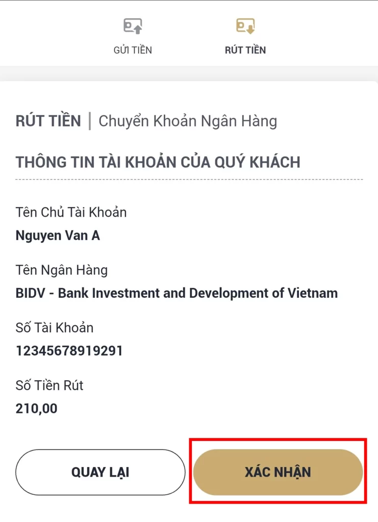 Hướng Dẫn Rút Tiền M88 Về Ngân Hàng