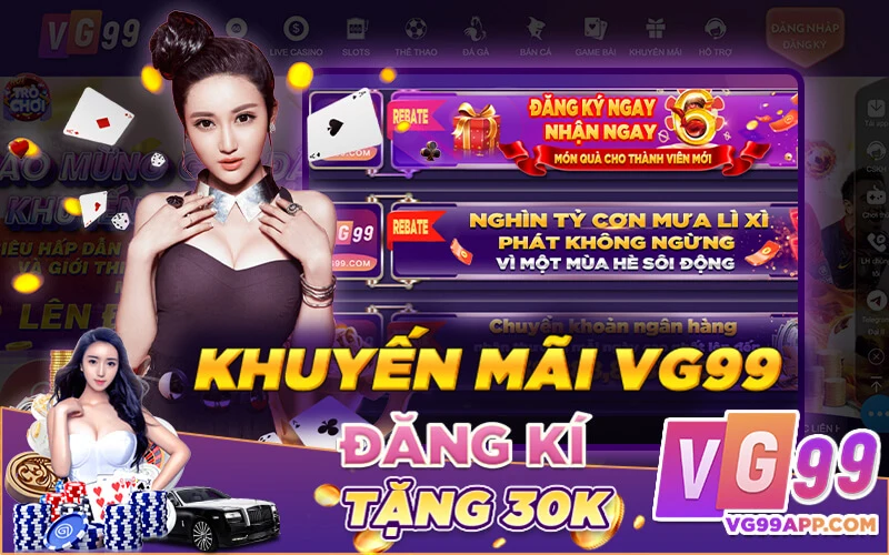 VG99 kho khuyến mãi khủng chờ người tham gia